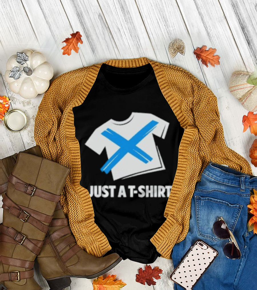Just a Blue X T-Shirt