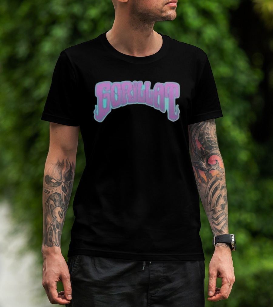 Kt8 Gorillat Pink And Blue T-Shirt