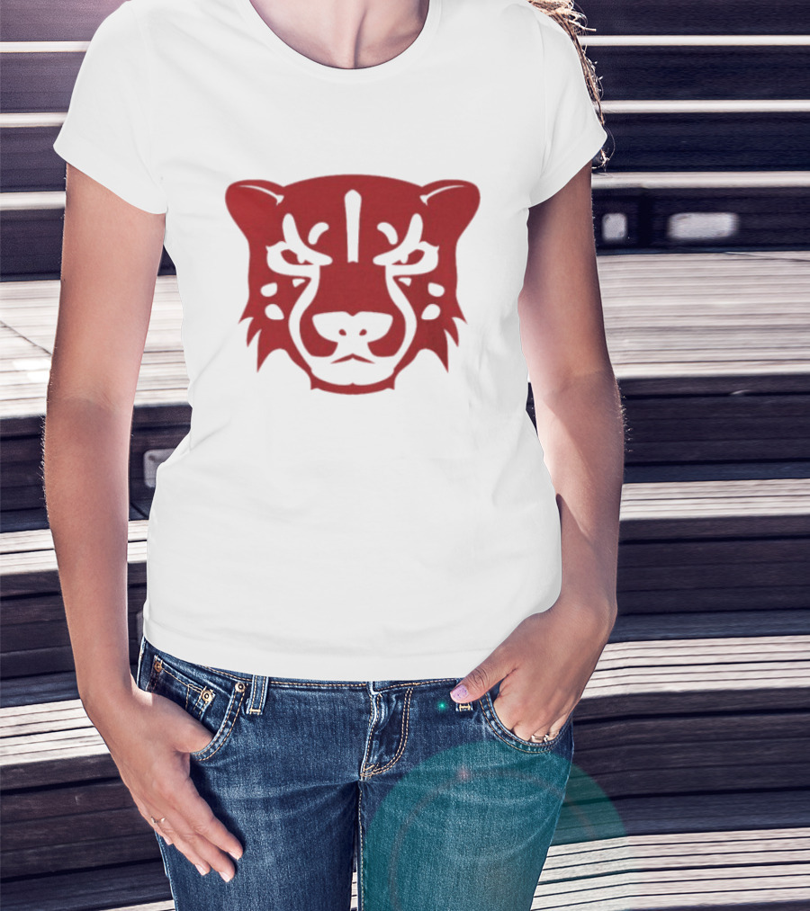 Asia Reaves Red Tiger Face Iconic Bold Expression T-Shirt