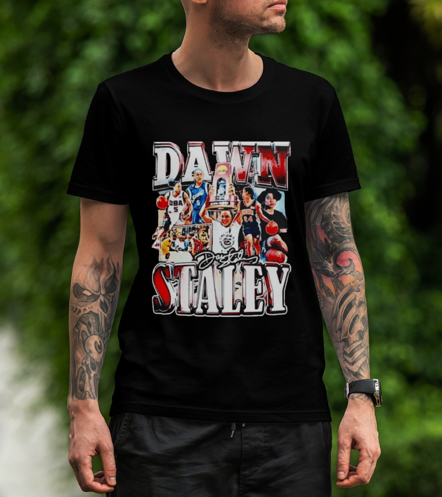 Dawn Staley South Carolina Gamecocks Basketball Collage USA Olympic Champion T-Shirt
