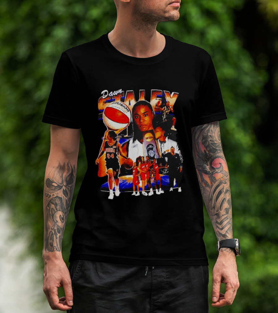 Dawn Staley South Carolina Gamecocks NCAA Basketball Collage T-Shirt