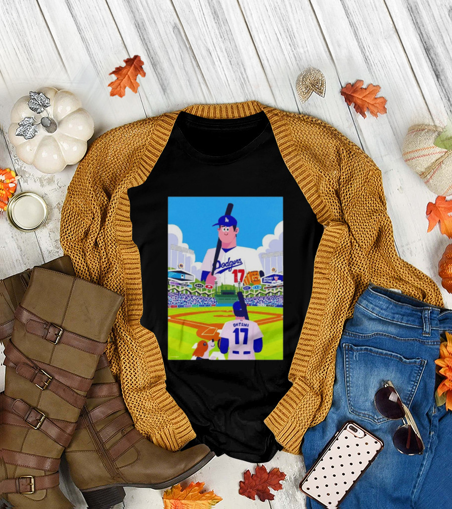 Shohei Ohtani Massive Los Angeles Dodgers 2026 World Baseball Classic Stadium Scene T-Shirt