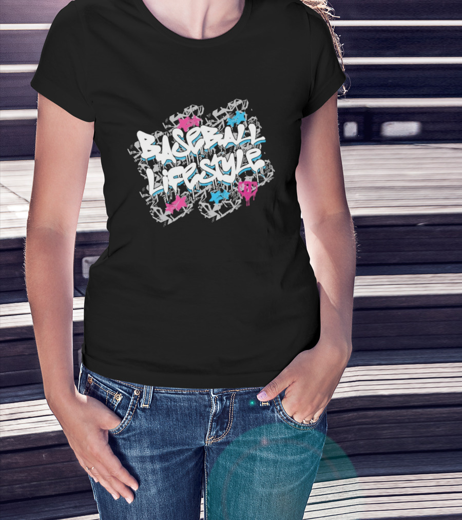 Baseball Lifestyle 101 Youth Tag Graffiti T-Shirt