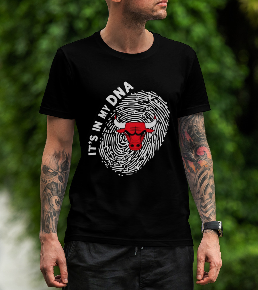 Chicago Bulls It's In My DNA Fingerprint T-Shirt