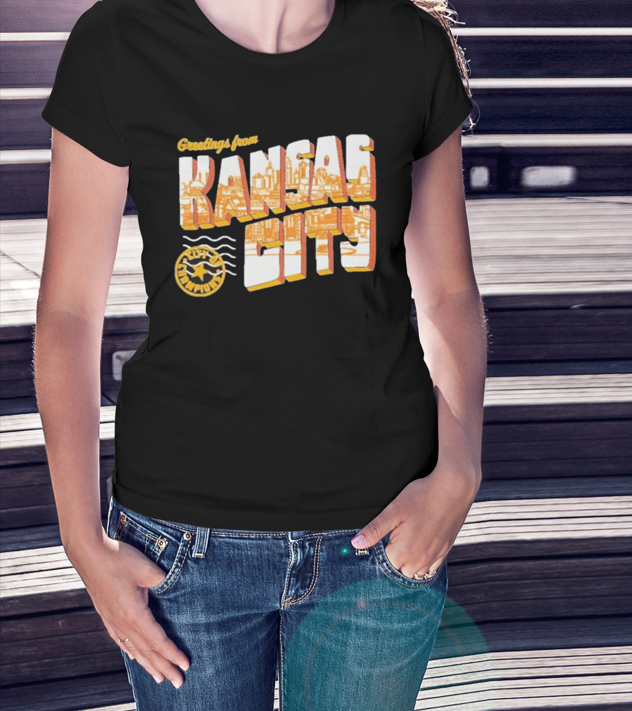 Greetings From Kansas City City Of Champions T-Shirt