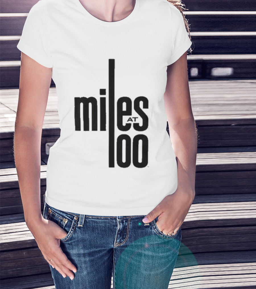 Miles Davis Miles At 100 Black T-Shirt