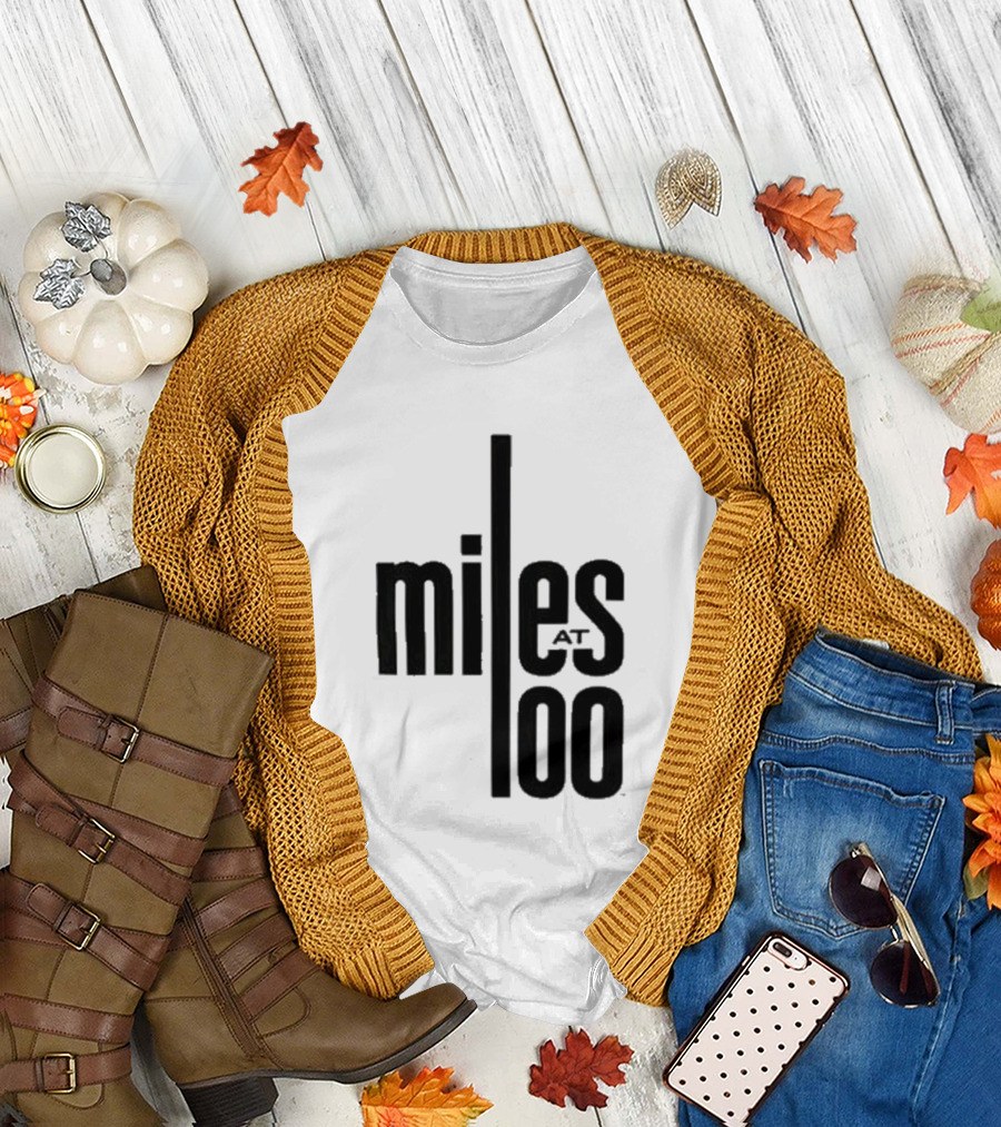 Miles Davis Miles at 100 Black T-Shirt
