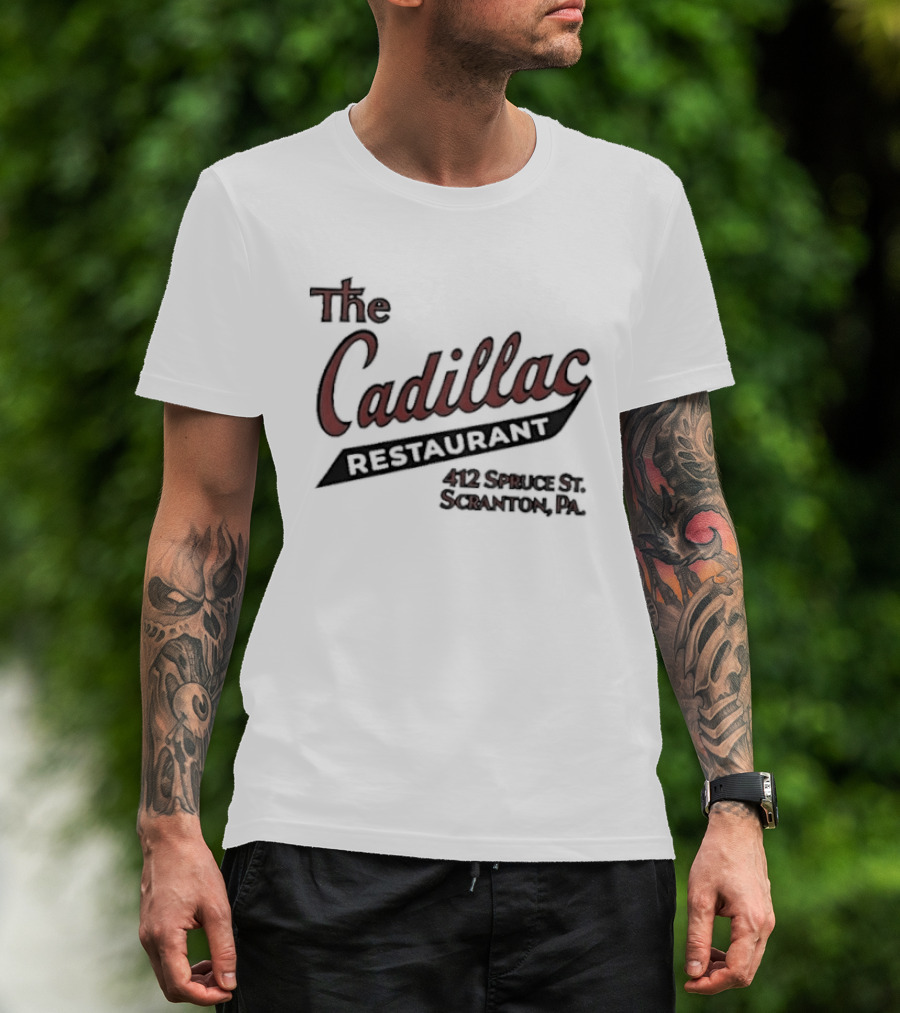 The Cadillac Restaurant 408 Spruce St Scranton PA T-Shirt
