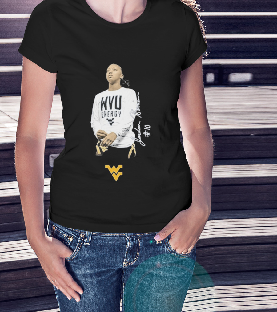 WVU Energy Jordan Harrison #10 West Virginia T-Shirt