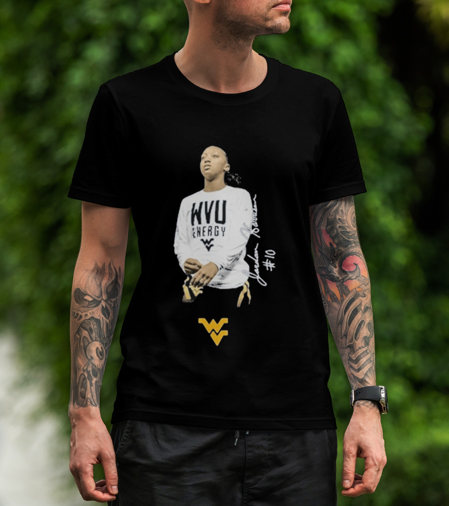 WVU Energy Jordan Harrison #10 West Virginia T-Shirt