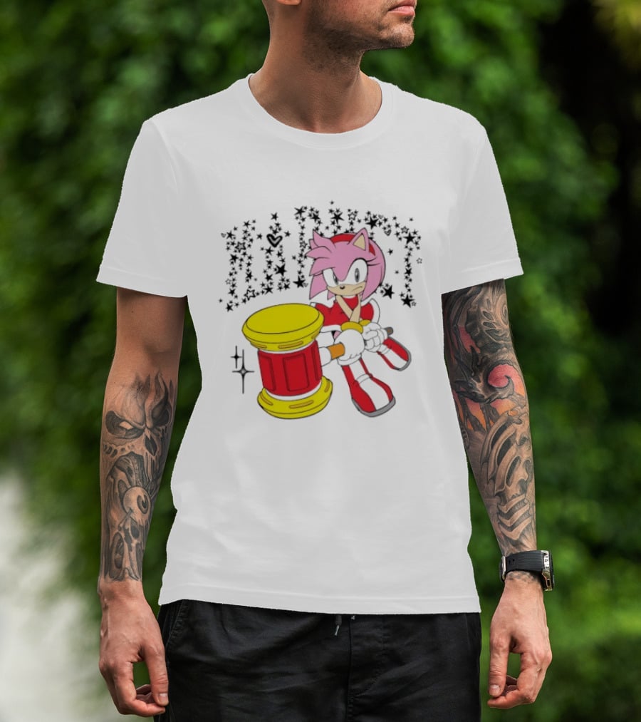 TiaCorine X Hedgehog Amy Rose Collaboration T-Shirt