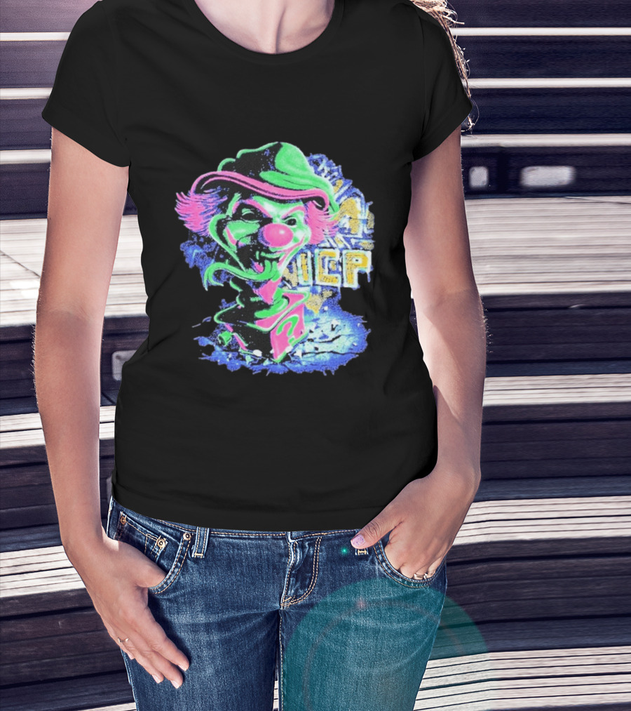 Insane Clown Posse ICP Jack In The Riddle Box Psychedelic Clown T-Shirt