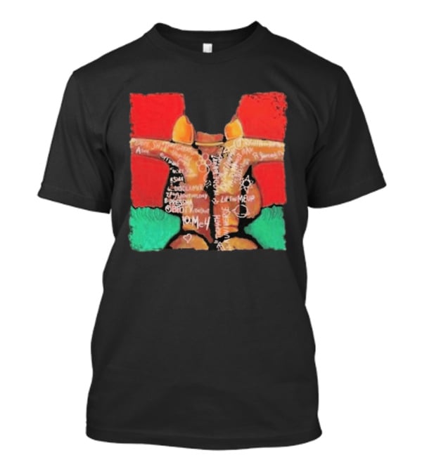 Jill Scott Golden Back Cover Art Twtmc Album T-Shirt