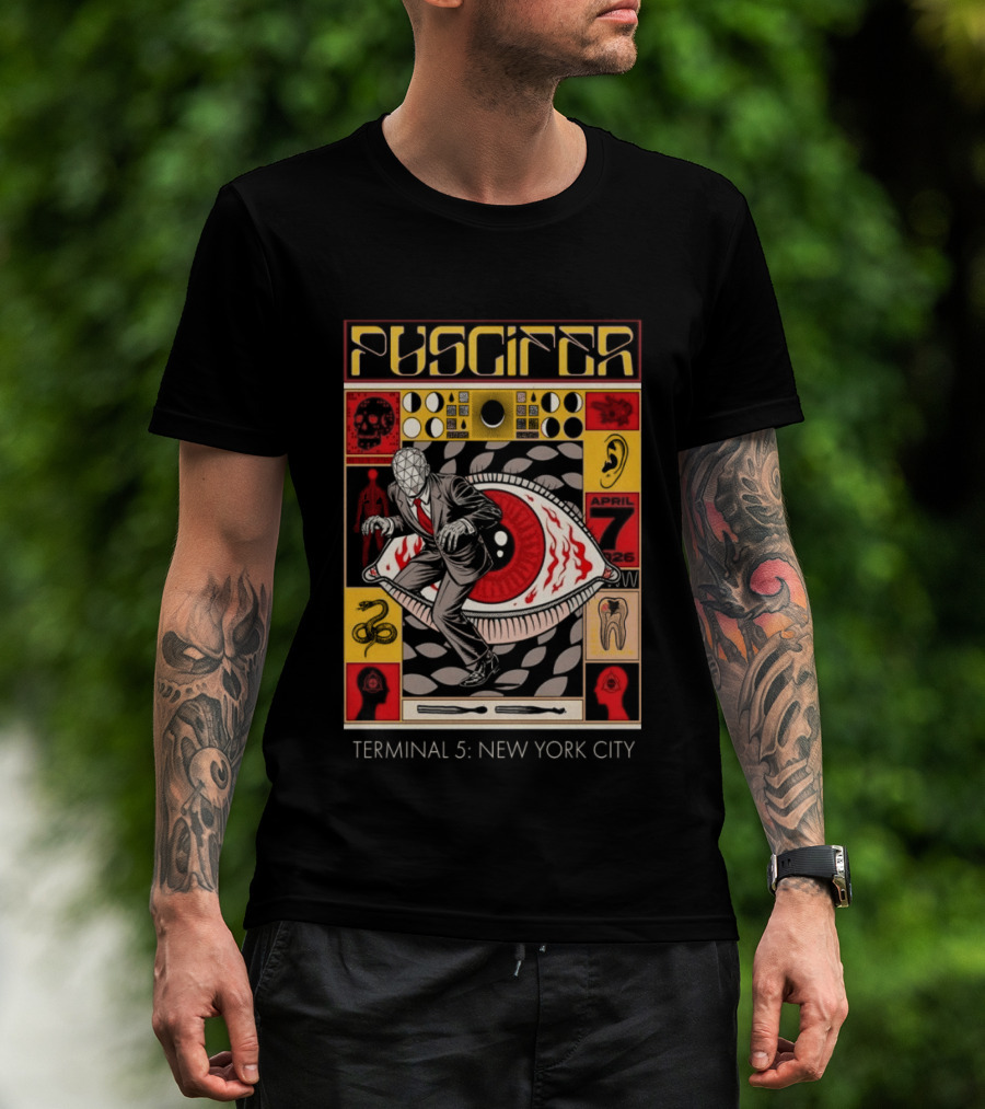 Puscifer Terminal 5 New York City Concert July 4 2026 Eye T-Shirt
