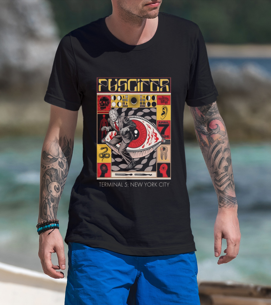 Puscifer Terminal 5 New York City Concert July 4 2026 Eye T-Shirt