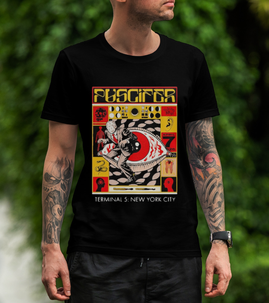 Puscifer The Normal Isn't Tour 2026 Terminal 5 New York City April 7 2026 Surreal T-Shirt