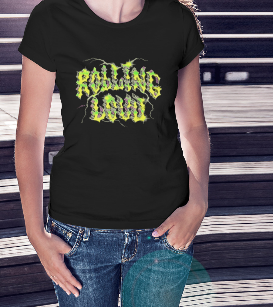 Rolling Loud 2026 Exclusive Lineup Lightning Neon T-Shirt