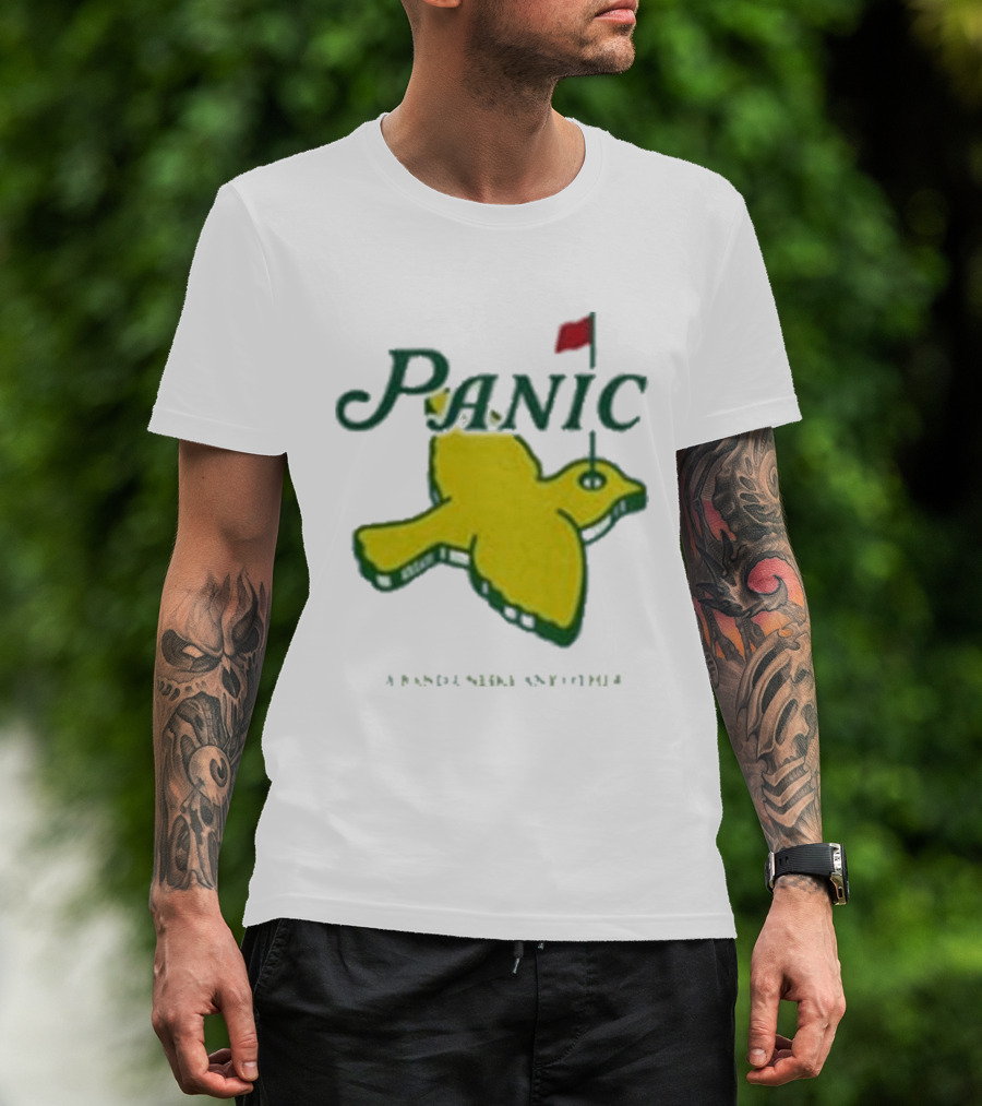 Panic Masters Area33 Bird And Flag T-Shirt