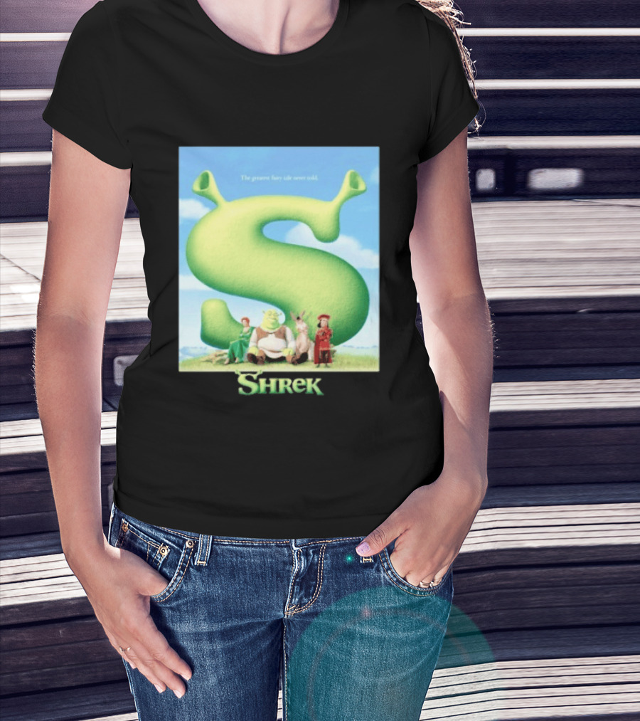 Shrek The Greatest Fairy Tale Never Told Movie Characters T-Shirt