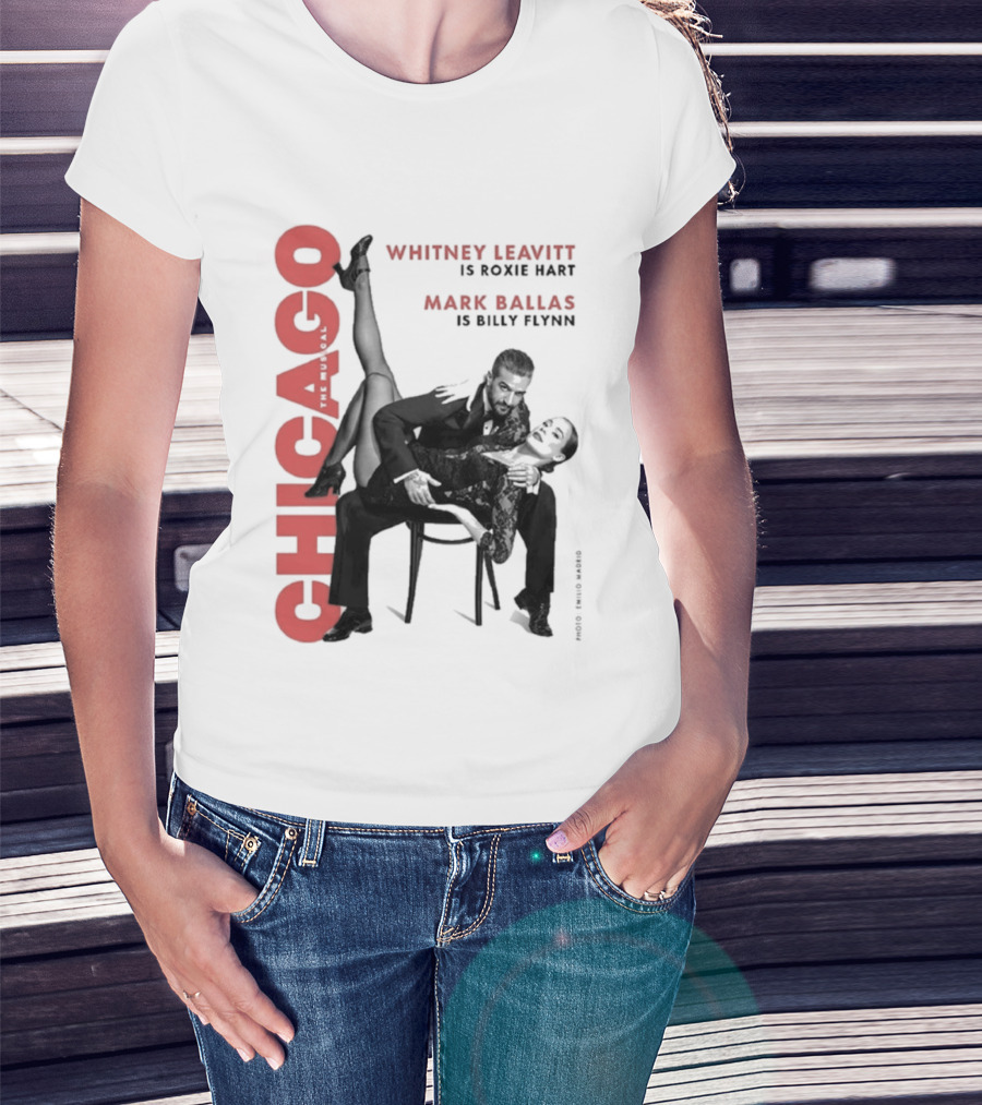 Chicago Whitney Leavitt Roxie Hart Mark Ballas Billy Flynn Emilio Madrid Photo T-Shirt