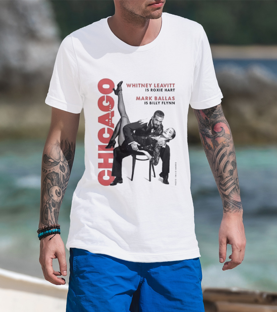 Chicago Whitney Leavitt Roxie Hart Mark Ballas Billy Flynn Emilio Madrid Photo T-Shirt