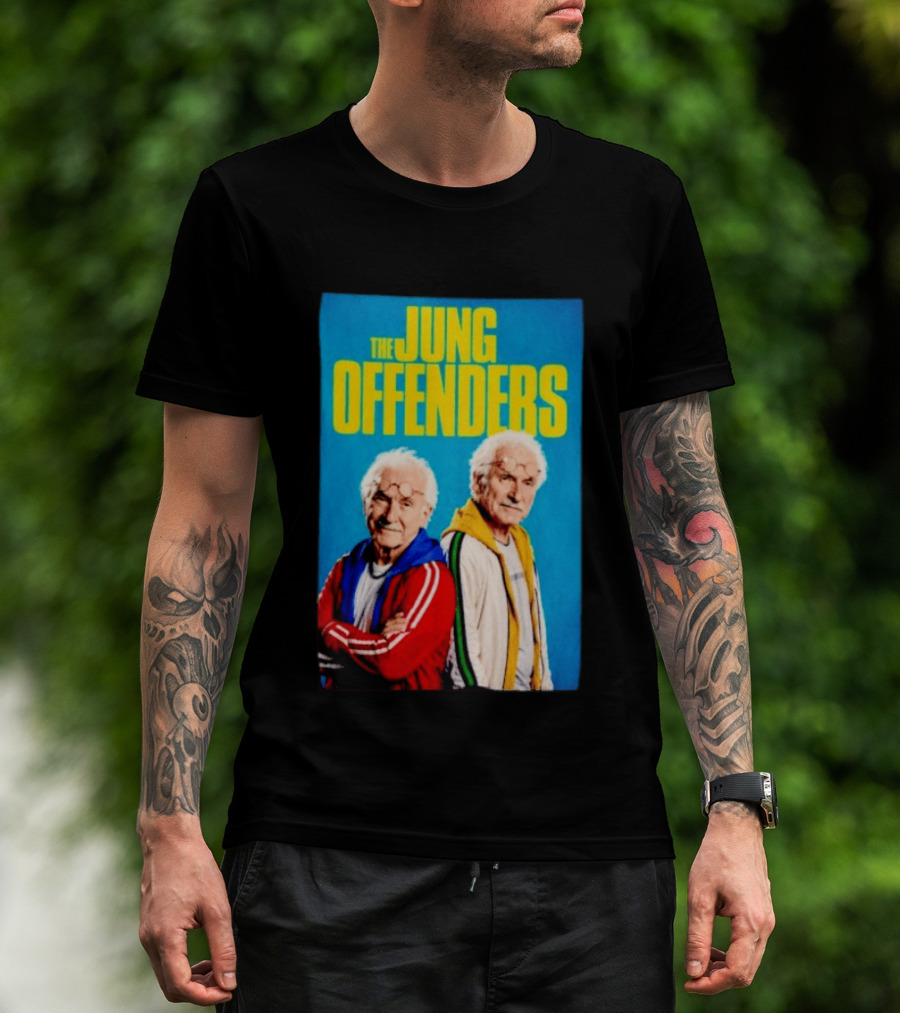The Jung Offenders Comedy Duo Vintage Look T-Shirt