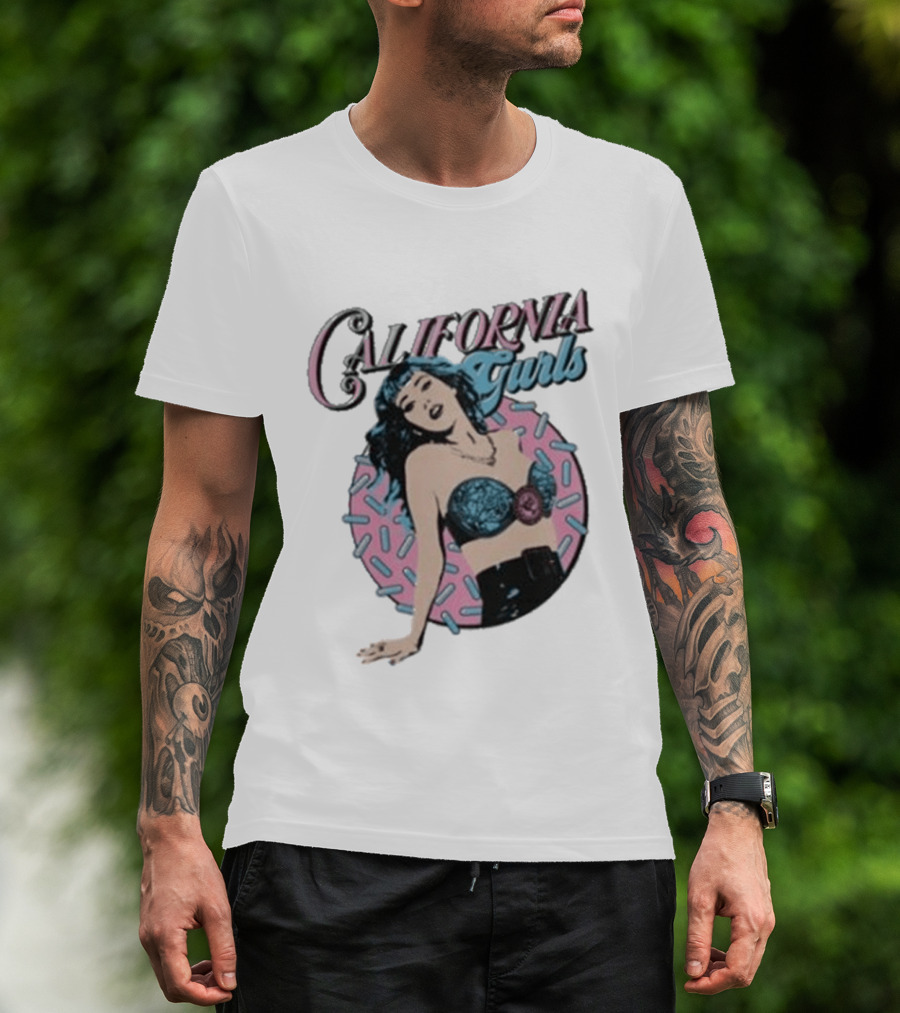 Katy Perry California Gurls Retro Pin Up T-Shirt