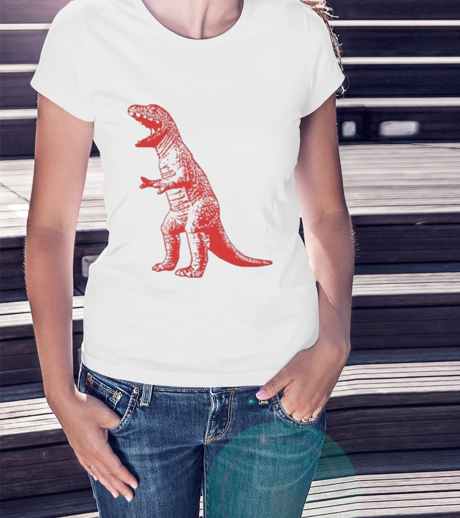 Red Rex Dinosaur Sheldon Cooper Bazinga T-Shirt