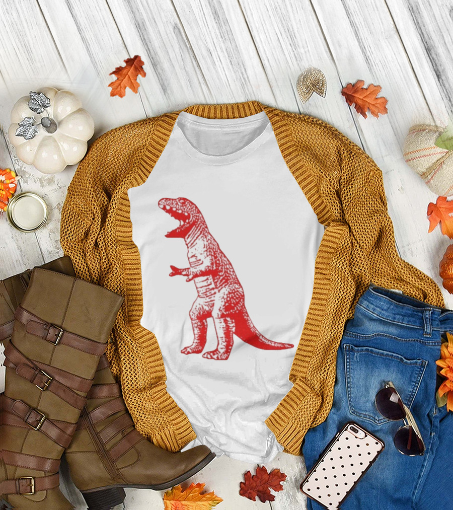 Red Rex Dinosaur Sheldon Cooper Bazinga T-Shirt