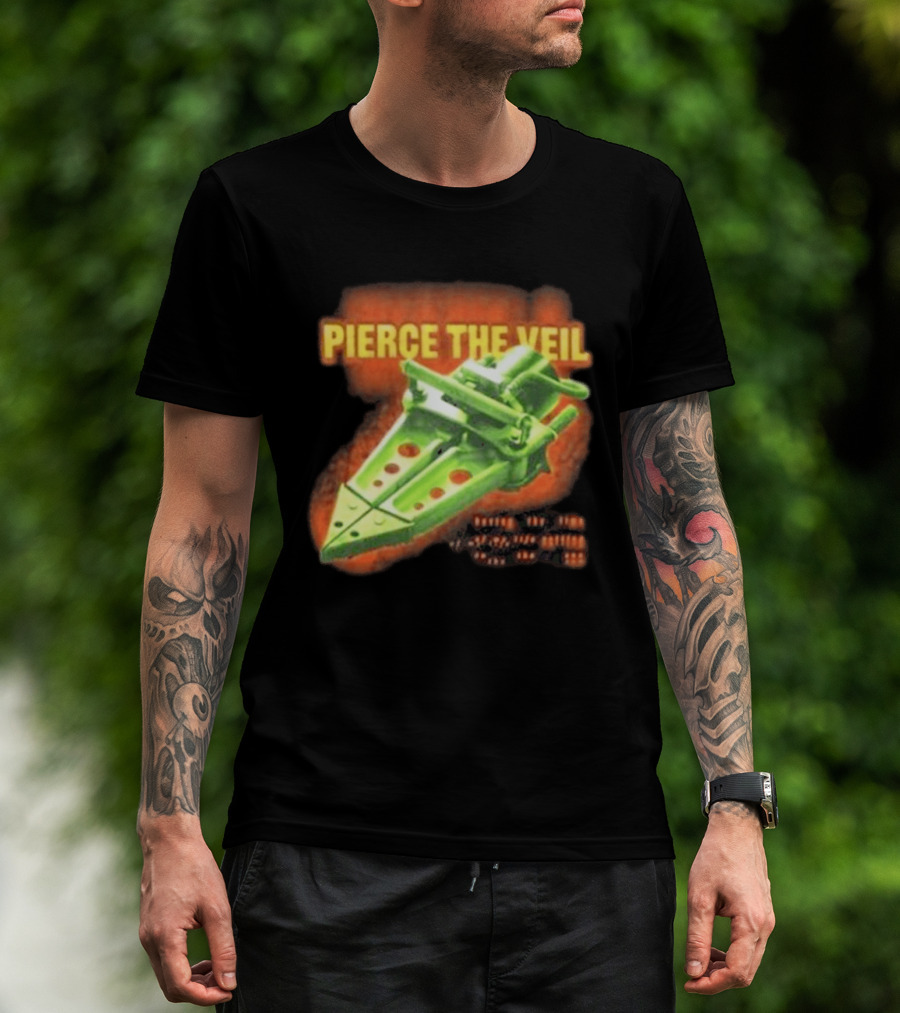 Pierce The Veil Jaws Movie Art Cover T-Shirt