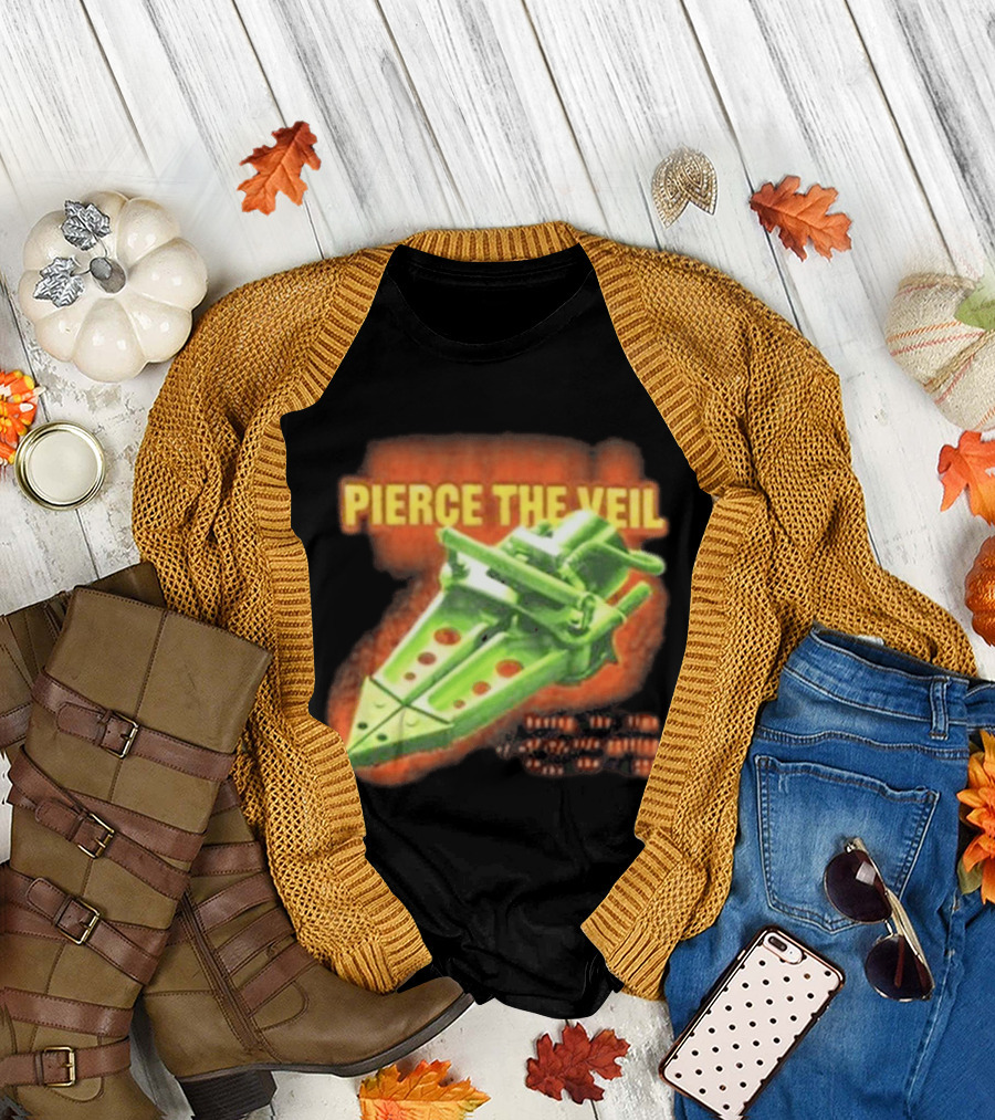 Pierce The Veil Jaws Movie Art Cover T-Shirt