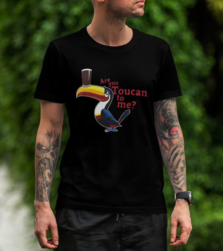 Are You Toucan To Me Guinness Toucan Balancing Pint T-Shirt