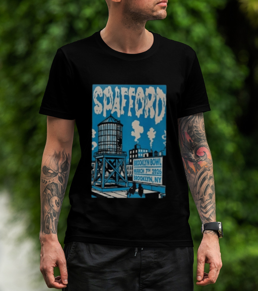 Spafford Brooklyn Bowl March 7th 2026 Brooklyn NY T-Shirt