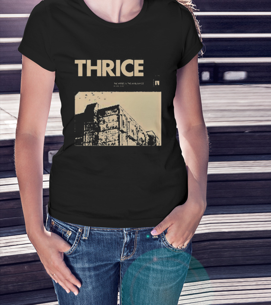 Thrice The Artist In The Ambulance Album Cover Art Building T-Shirt