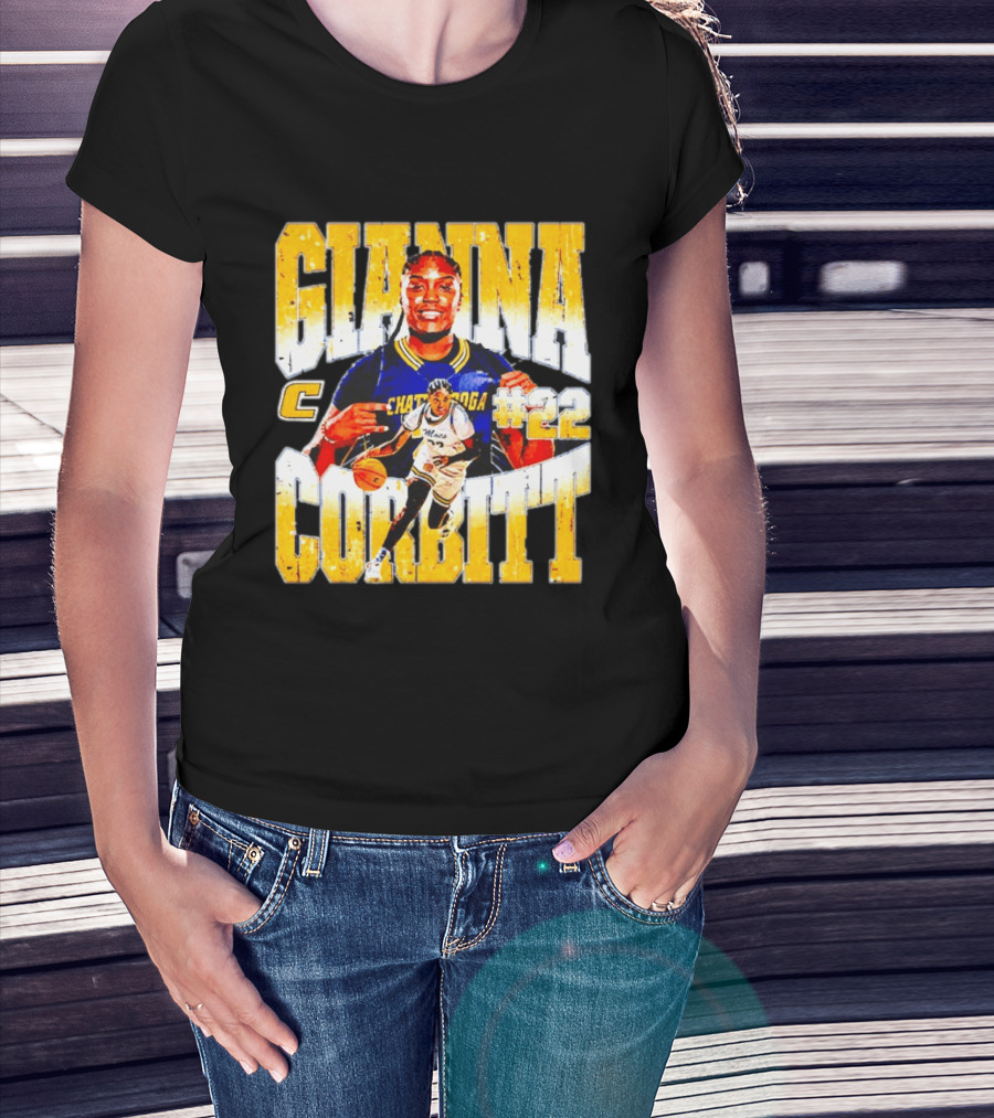 Gianna Corbitt Chattanooga Mocs #22 Basketball T-Shirt