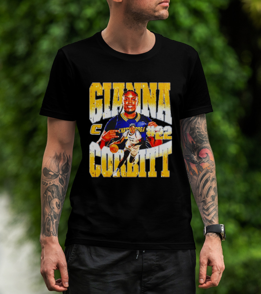 Gianna Corbitt Chattanooga Mocs #22 Basketball T-Shirt