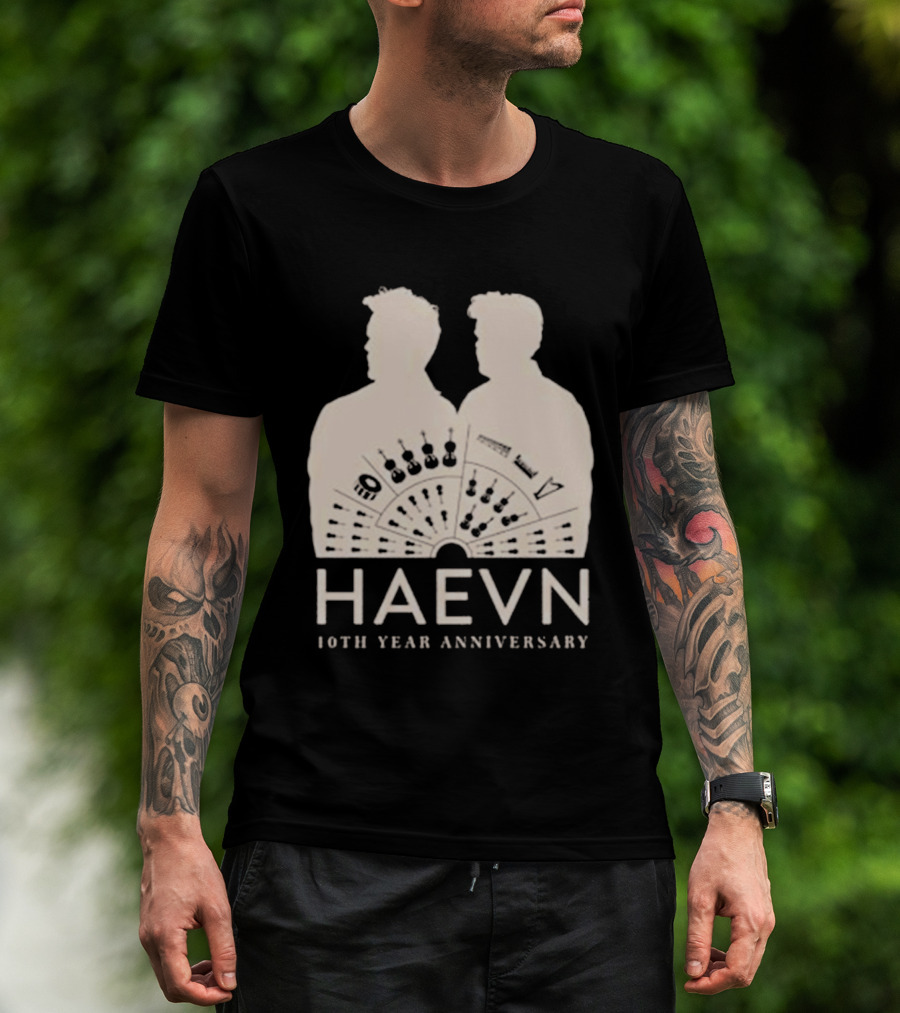 HAEVN 10th Year Anniversary Silhouette And Musical T-Shirt