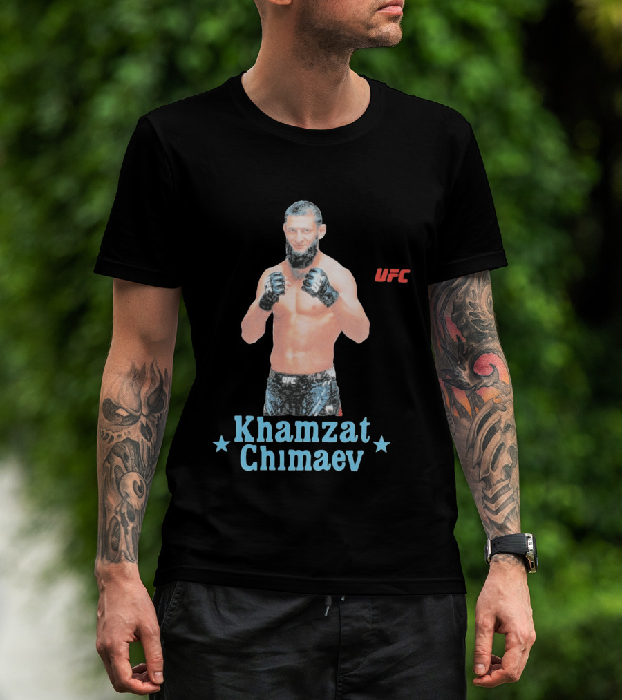 Khamzat Chimaev UFC Wacko Maria Collaboration T-Shirt