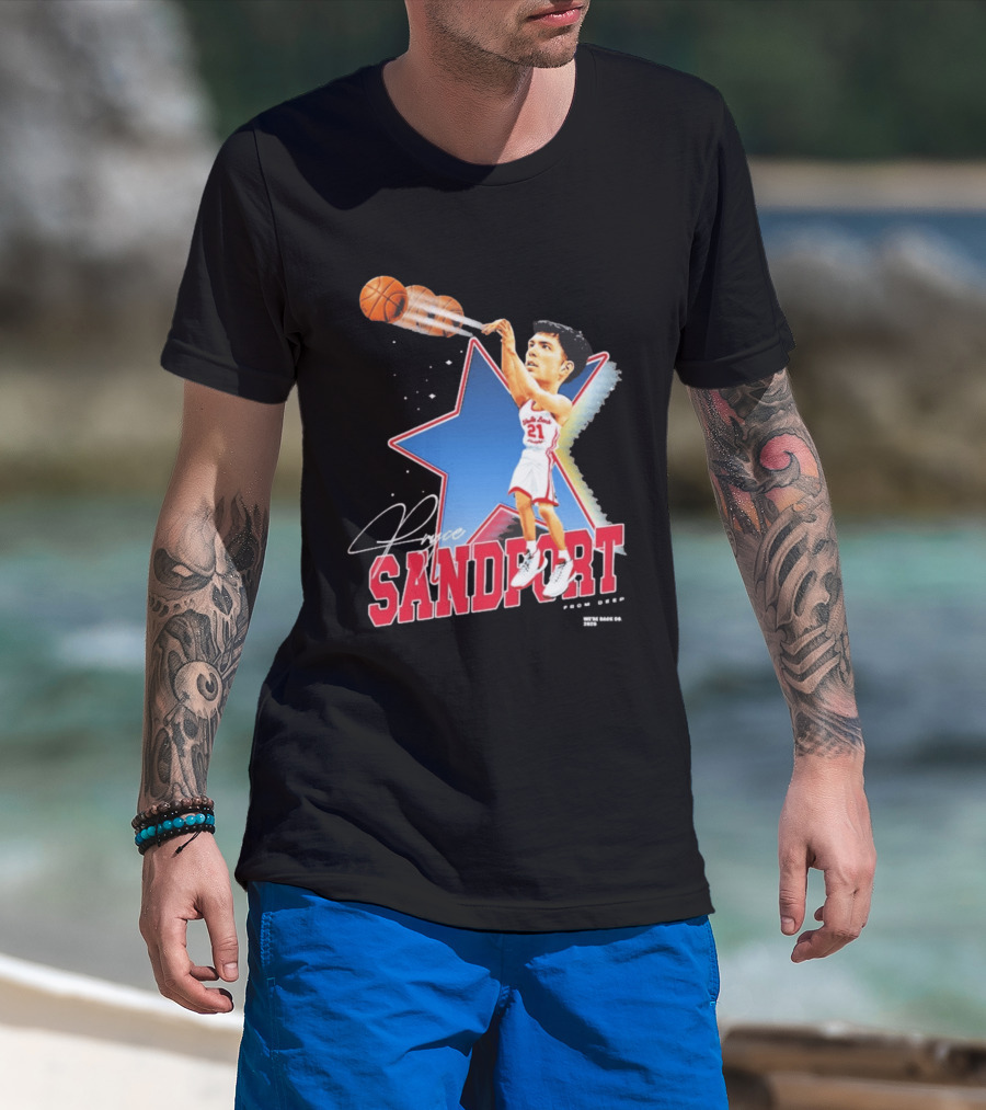 Pryce Sandfort From Deep Were Back Basketball Star T-Shirt