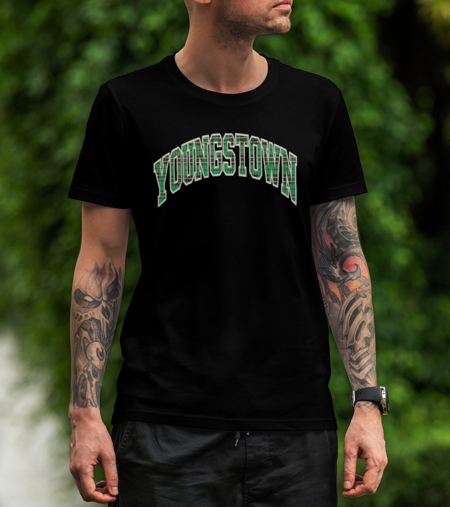 Youngstown Green Plaid T-Shirt