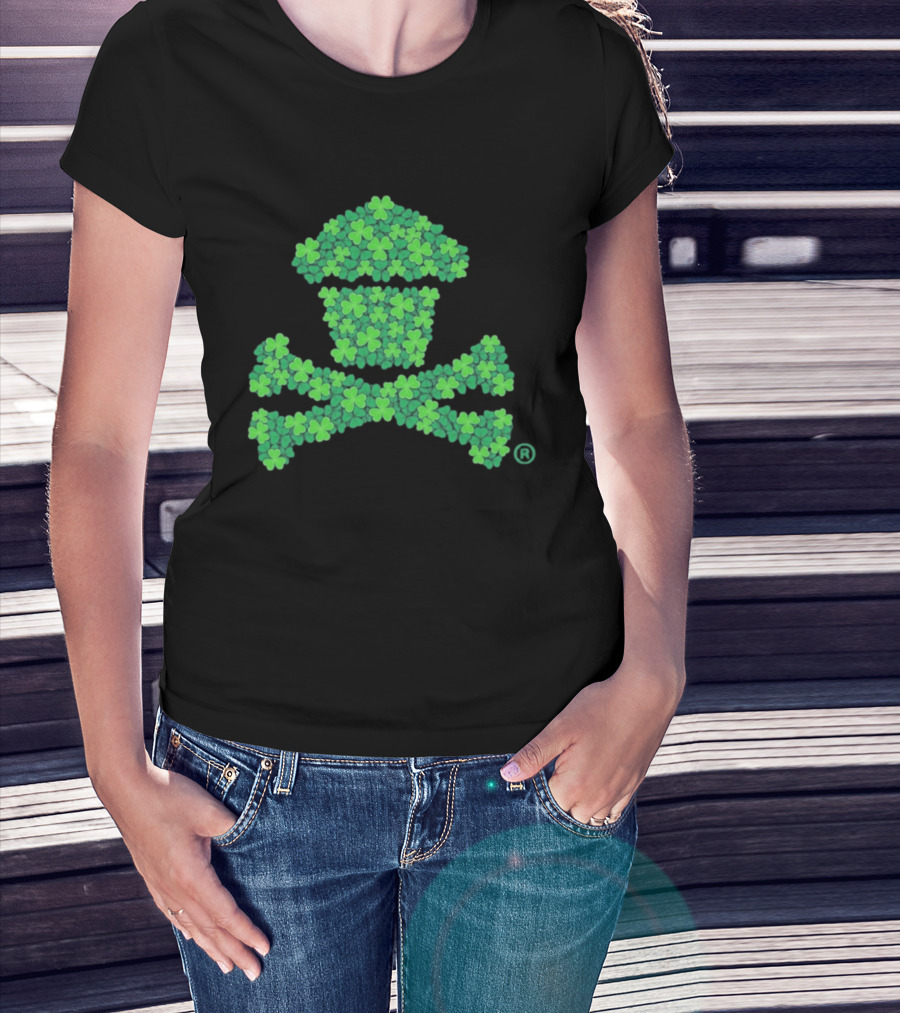 Johnny Cupcakes Clover Cupcake And Crossbones T-Shirt