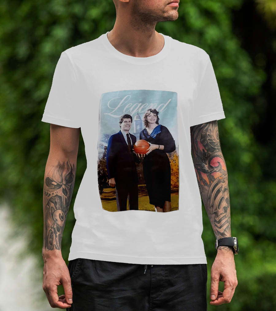 UConn Big East Legend Peggy Myers Basketball Custom T-Shirt