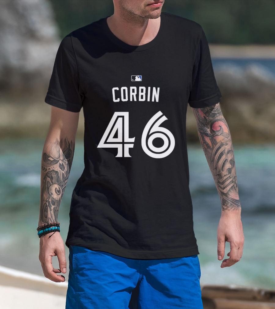 Corbin 46 MLB Toronto Blue Jays Number 46 T-Shirt