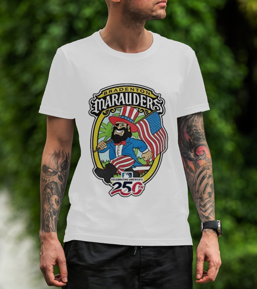 Bradenton Marauders Celebrating America's 250th Independence Day 2026 T-Shirt