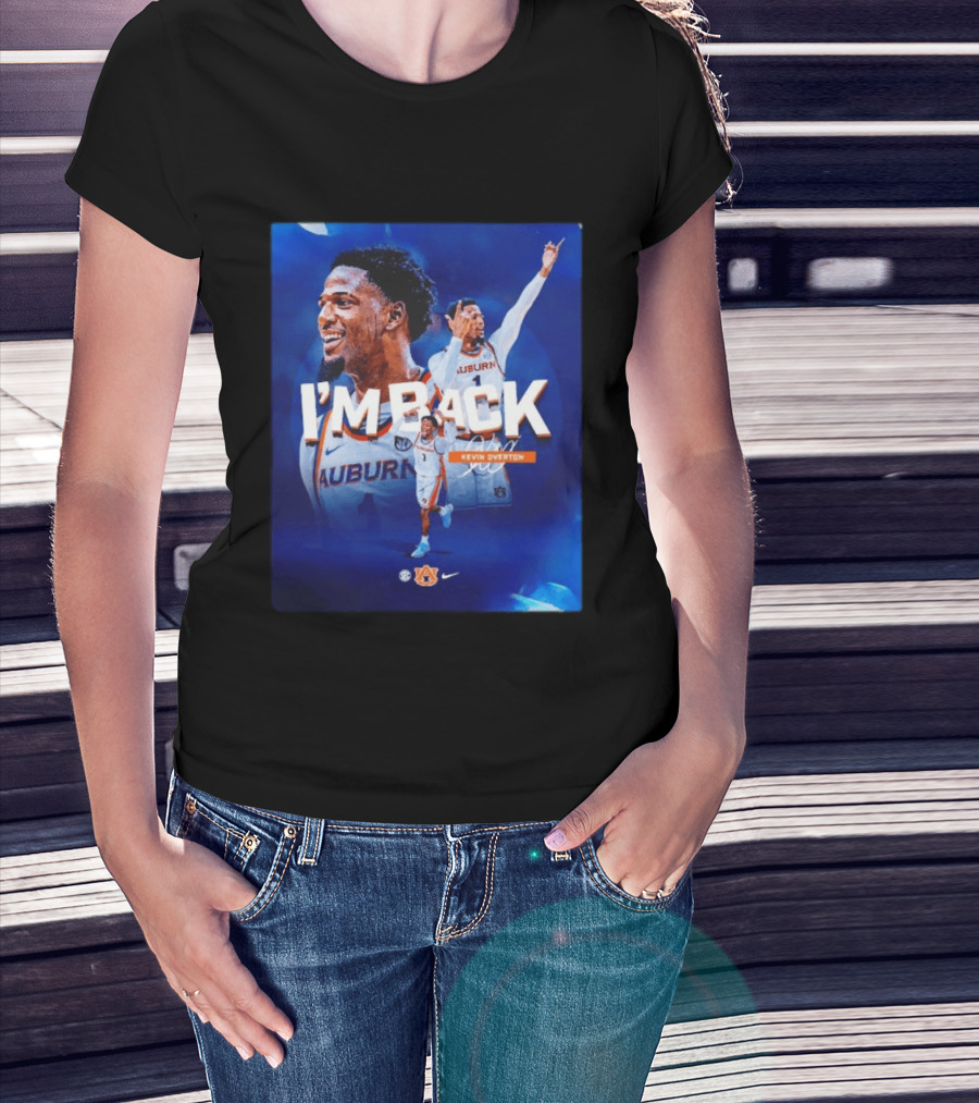 I'm Back Kevin Overton Auburn Tigers Basketball Auburn Nike T-Shirt
