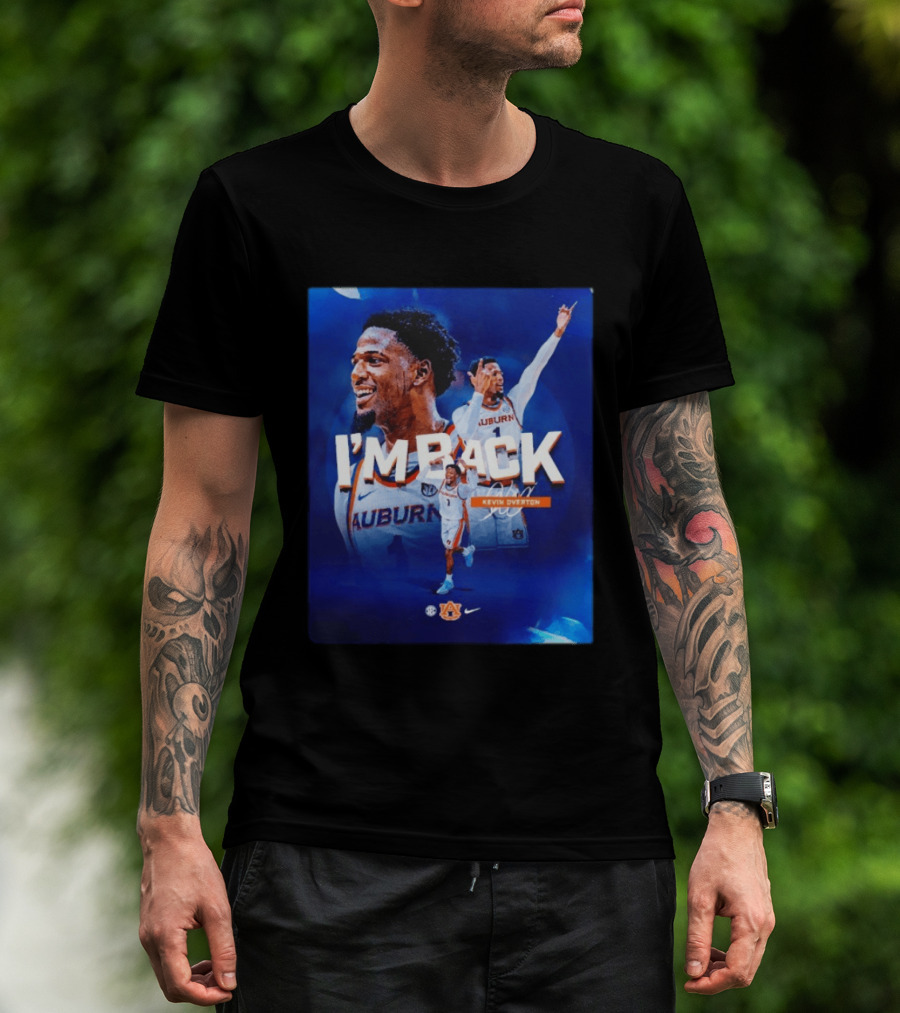 I'm Back Kevin Overton Auburn Tigers Basketball Auburn Nike T-Shirt