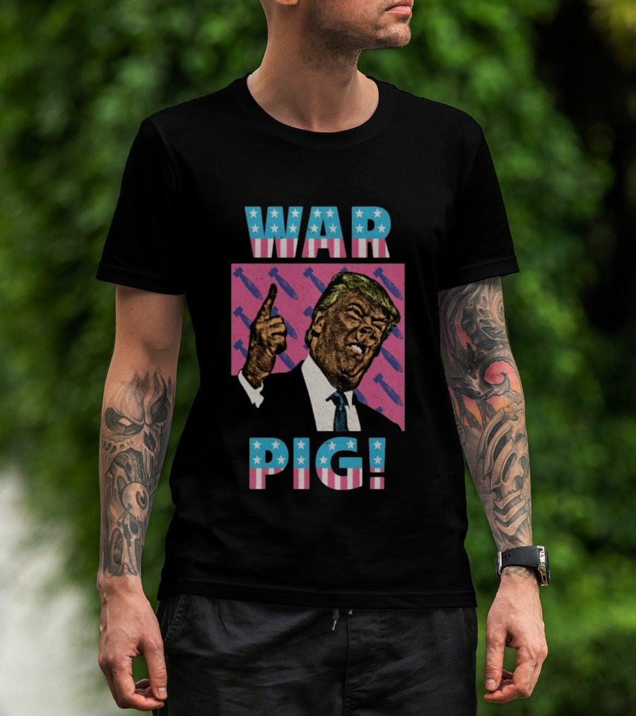 WAR PIG Patriotic Bombs T-Shirt
