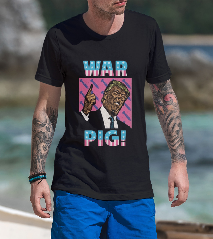 WAR PIG Patriotic Bombs T-Shirt