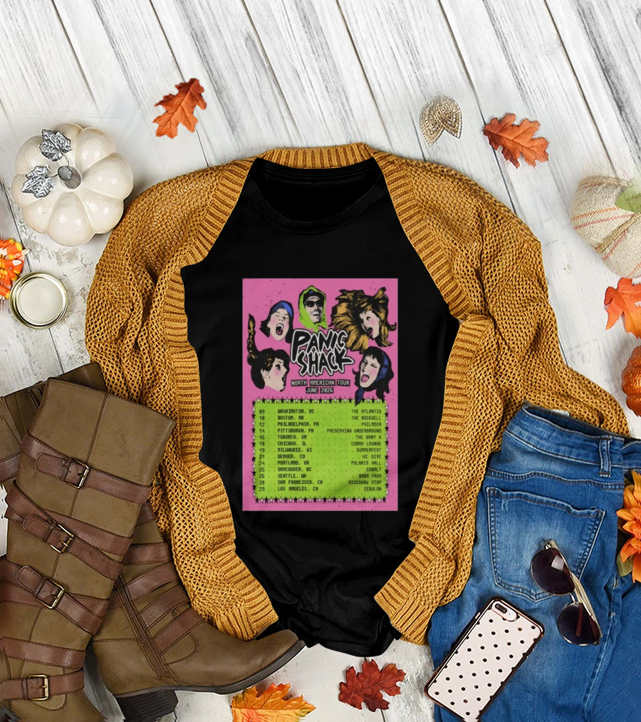 Panic shack na june 2026 tour T-Shirt