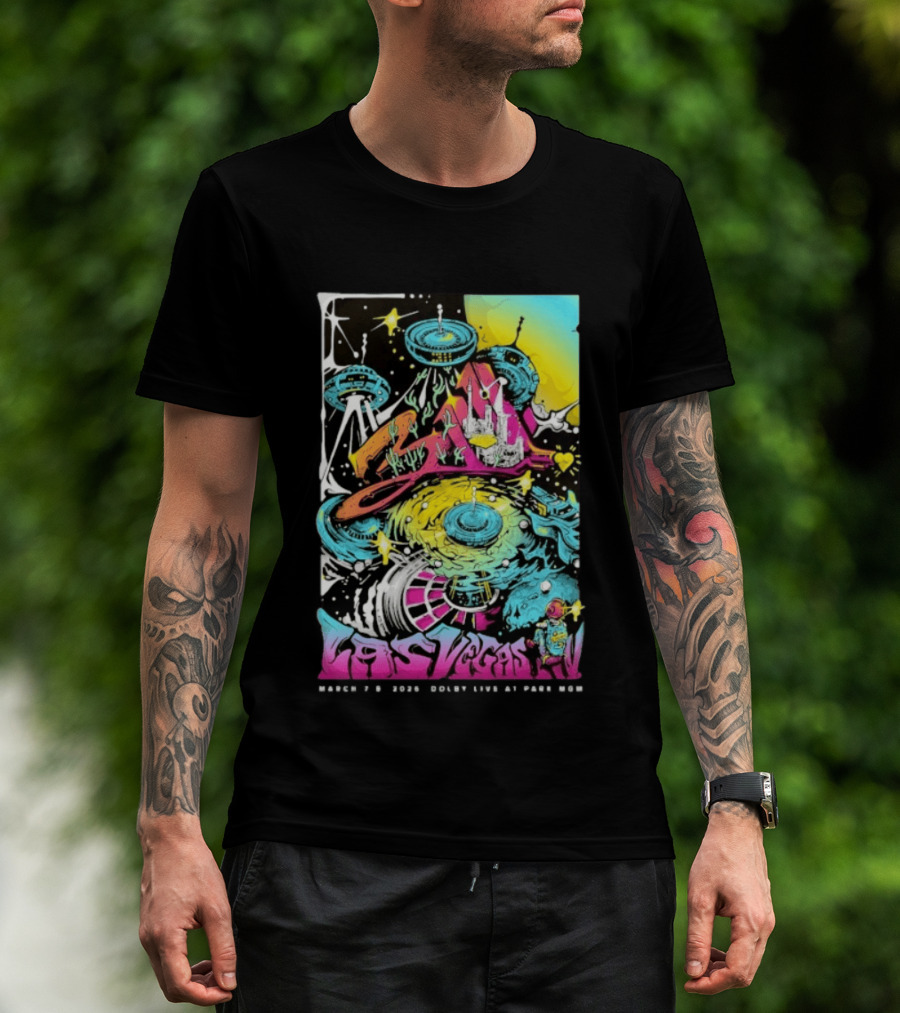 311 Band Live At Park MGM Las Vegas March 7 8 2026 Psychedelic T-Shirt